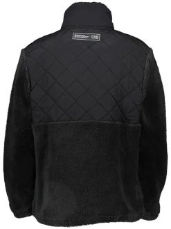 Fleecejacke in Schwarz