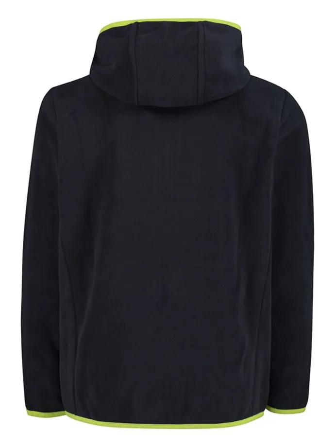 Fleecejacke in Schwarz
