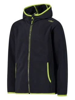 Fleecejacke in Schwarz