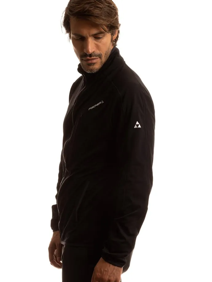 Fleecejacke in Schwarz
