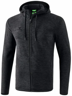 Fleecejacke in Schwarz
