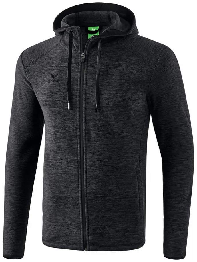 Fleecejacke in Schwarz