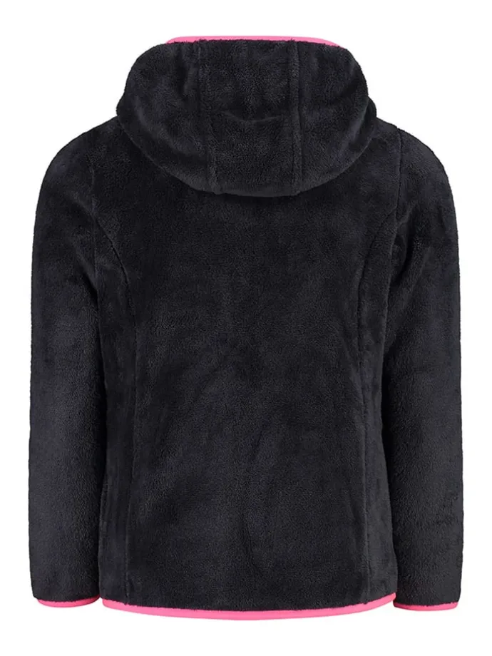 Fleecejacke in Schwarz