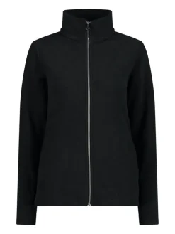 Fleecejacke in Schwarz