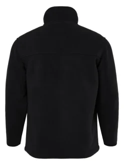 Fleecejacke in schwarz