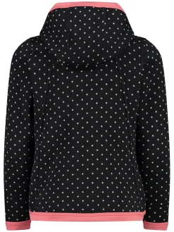 Fleecejacke in Schwarz