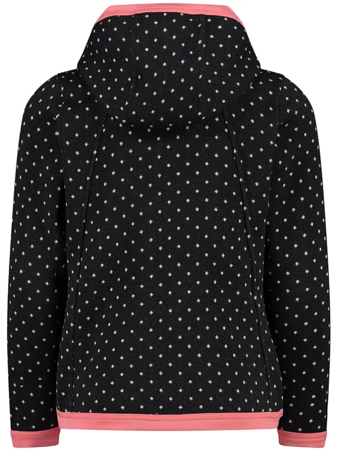 Fleecejacke in Schwarz