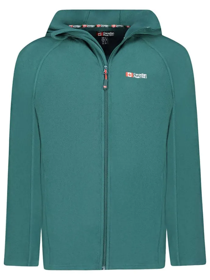 Fleecejacke in Türkis