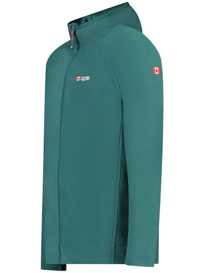 Fleecejacke in Türkis