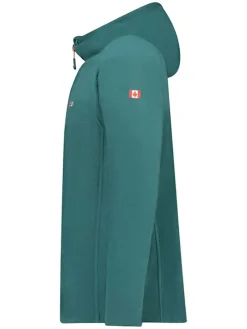 Fleecejacke in Türkis