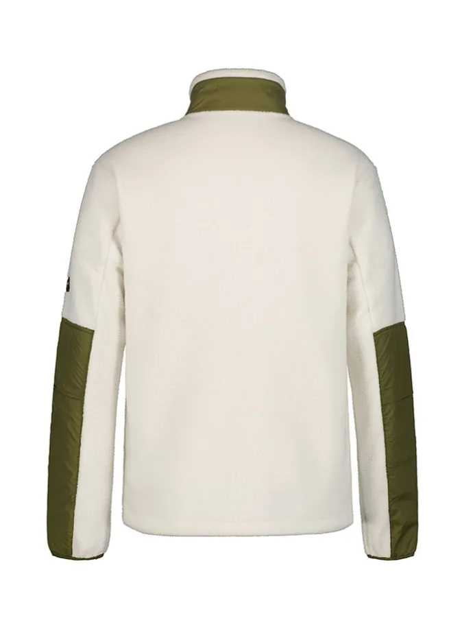 Fleecejacke "Mohawk" in Creme/ Khaki