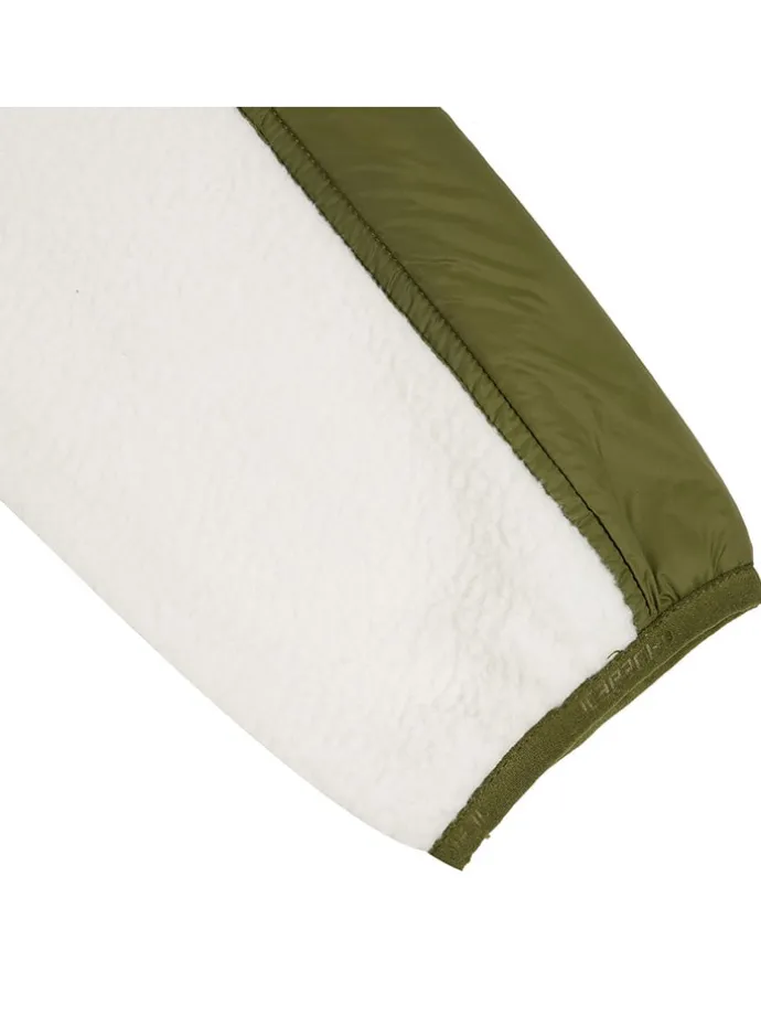 Fleecejacke "Mohawk" in Creme/ Khaki