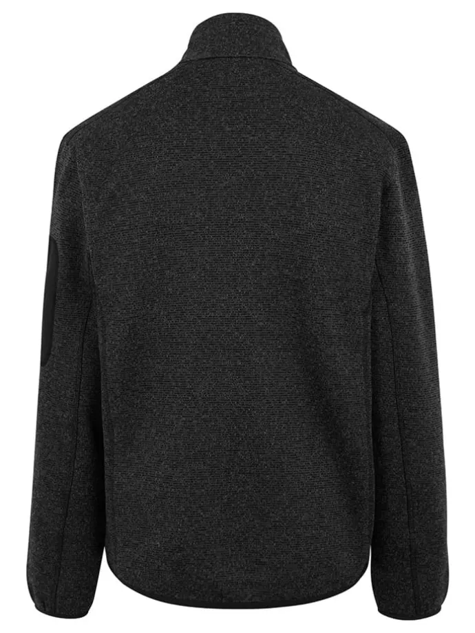Fleecejacke "Newhill" in Schwarz