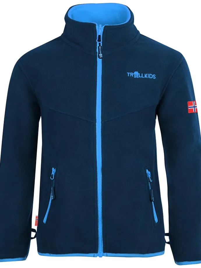 Fleecejacke "Oppdal XT" in Blau/ Dunkelblau