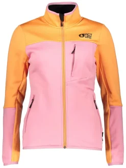 Fleecejacke "Rommana" in Rosa/ Orange