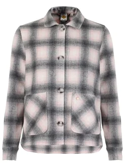 Fleecejacke Rosa/ Braun