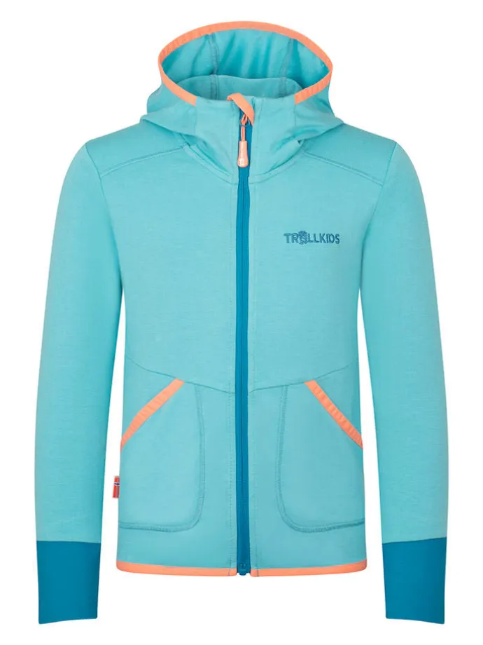 Fleecejacke "Saltfjord" in Hellblau