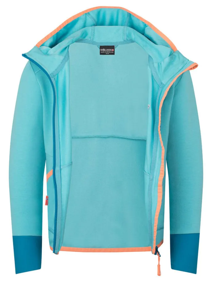Fleecejacke "Saltfjord" in Hellblau