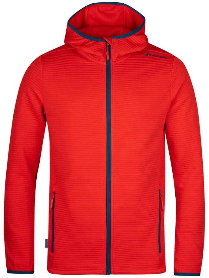 Fleecejacke "Skardsvik" in Rot