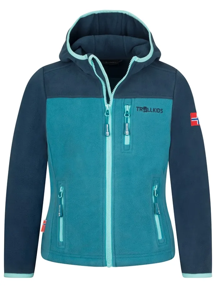 Fleecejacke "Stavanger" in Türkis