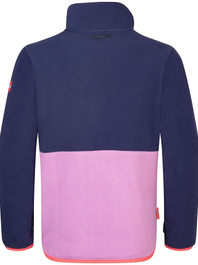 Fleecejacke "Storfjord" in Lila