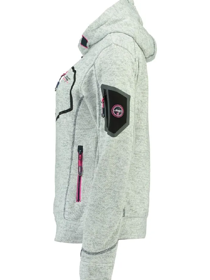 Fleecejacke "Telectra" in Creme