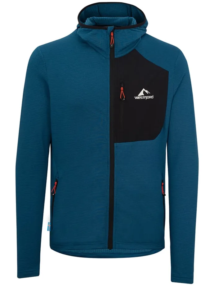 Fleecejacke "Thingvellir" in Dunkelblau