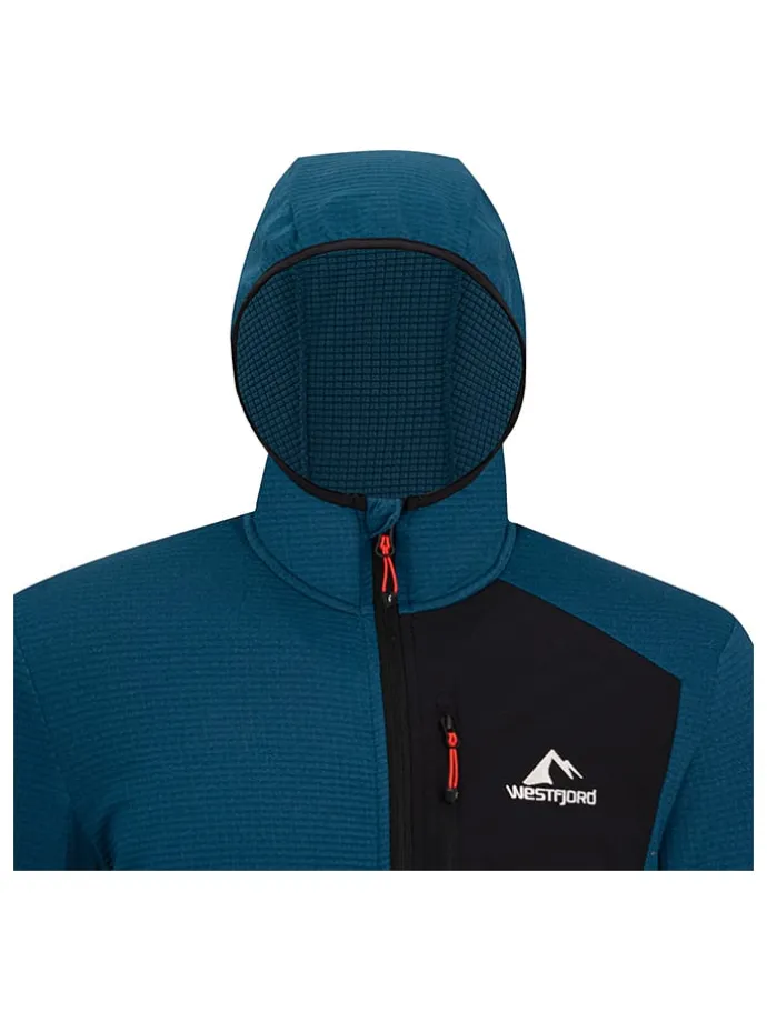 Fleecejacke "Thingvellir" in Dunkelblau