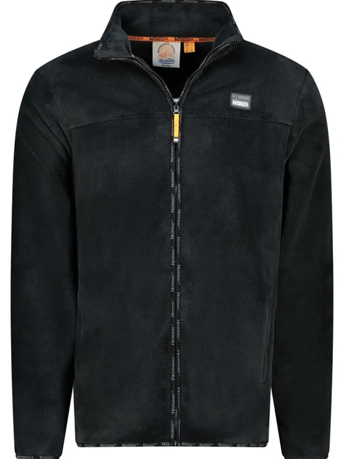 Fleecejacke "Timple" in Schwarz