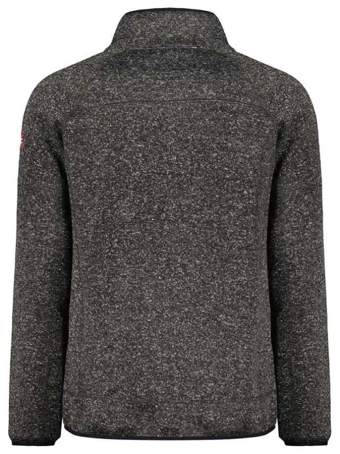 Fleecejacke "Title" in Anthrazit