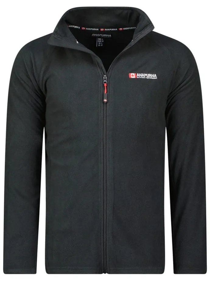 Fleecejacke ''Tonneau'' in Schwarz