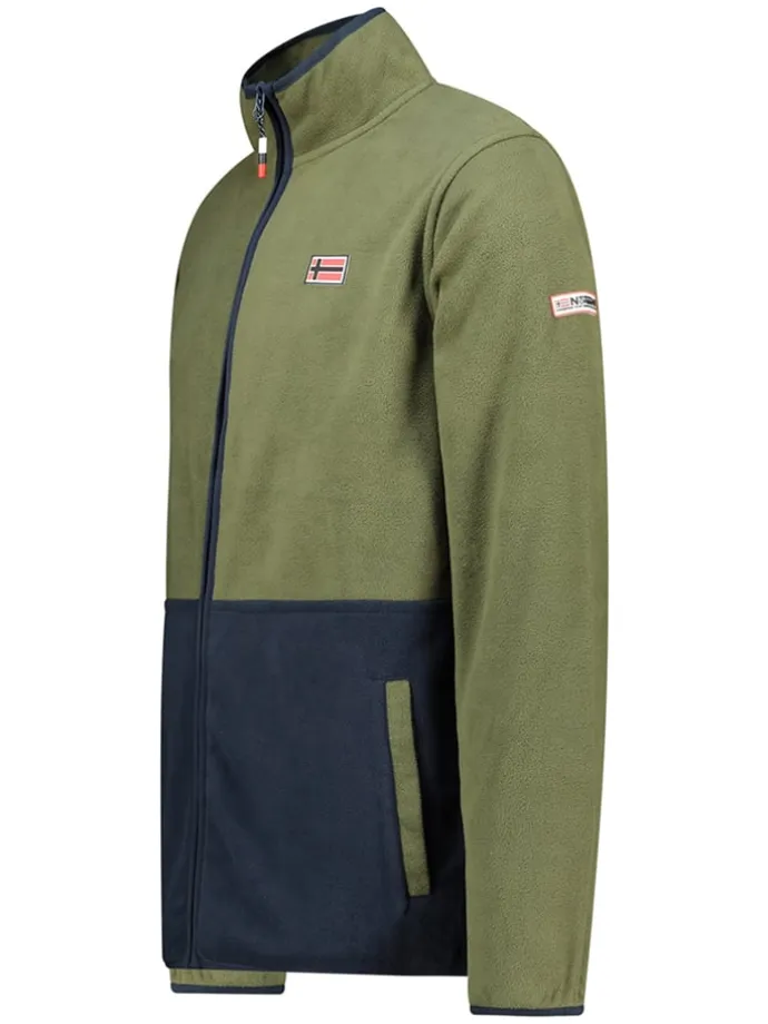 Fleecejacke "Touki" in Khaki