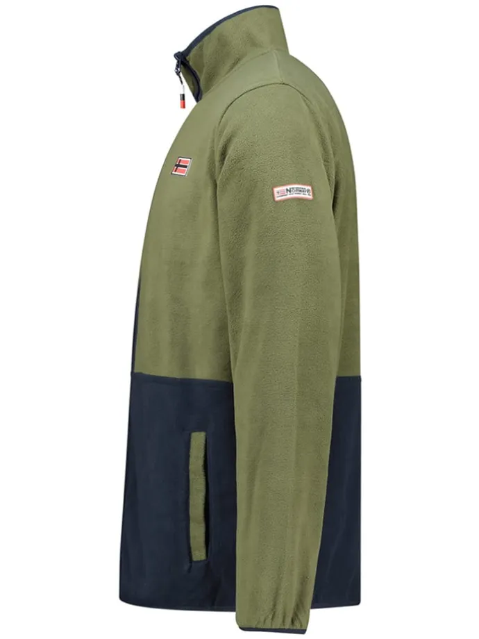 Fleecejacke "Touki" in Khaki