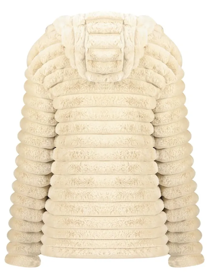 Fleecejacke "Trebelle" in Creme
