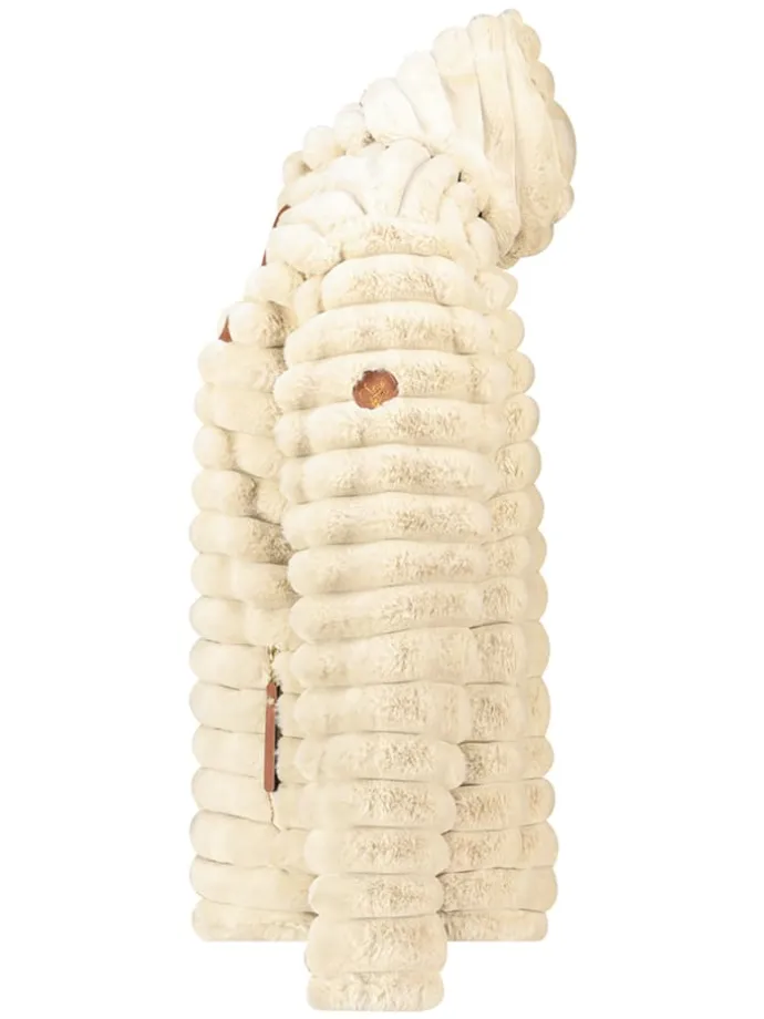 Fleecejacke "Trebelle" in Creme