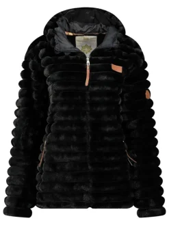 Fleecejacke "Trebelle" in Schwarz