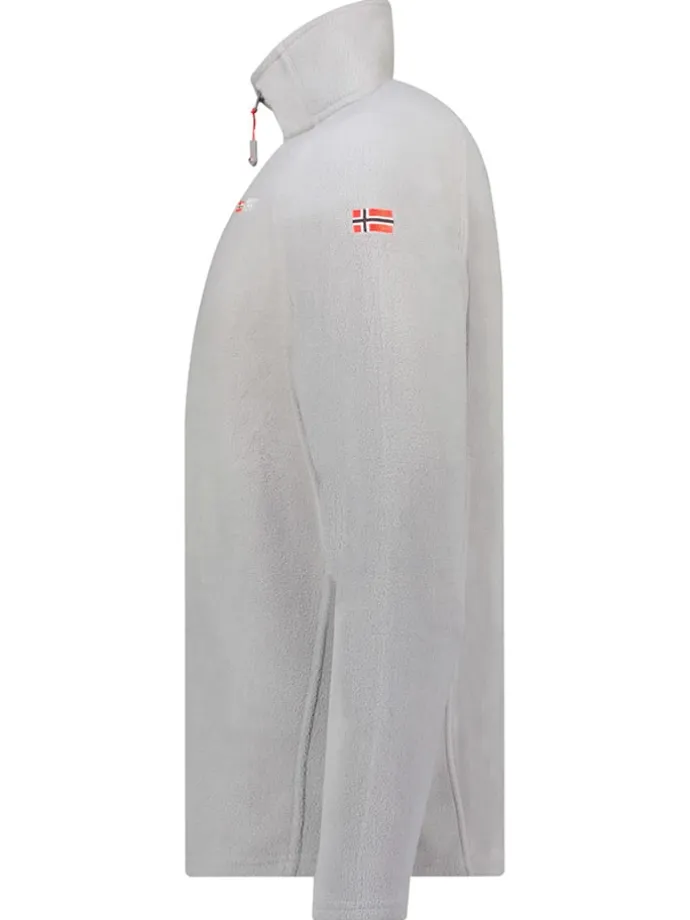 Fleecejacke "Tug" in Grau