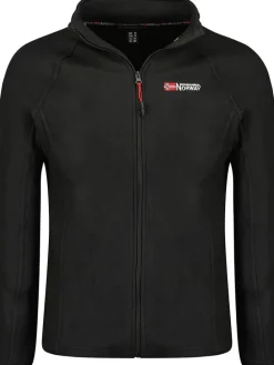 Fleecejacke "Tug" in Schwarz