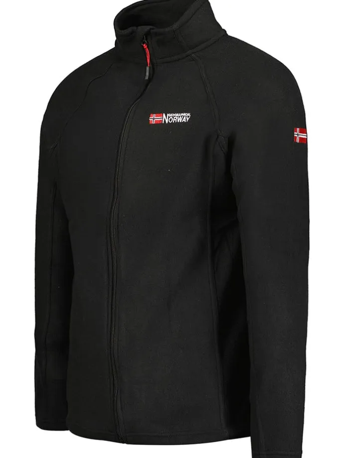Fleecejacke "Tug" in Schwarz