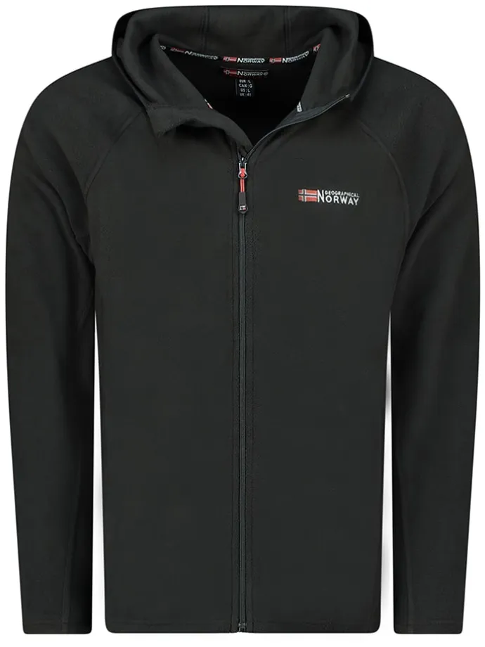 Fleecejacke "Tugood" in Schwarz