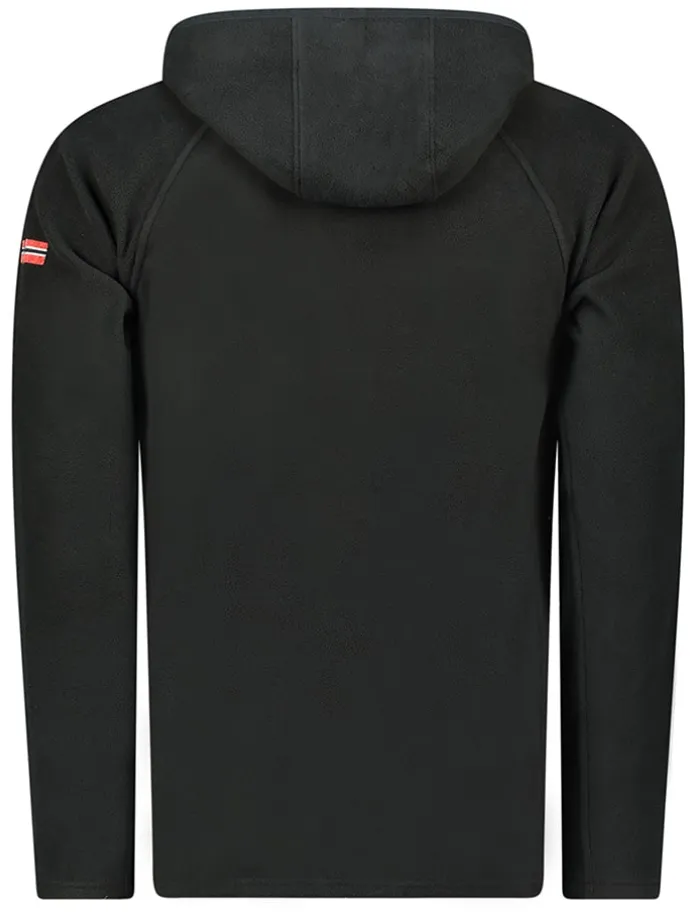 Fleecejacke "Tugood" in Schwarz