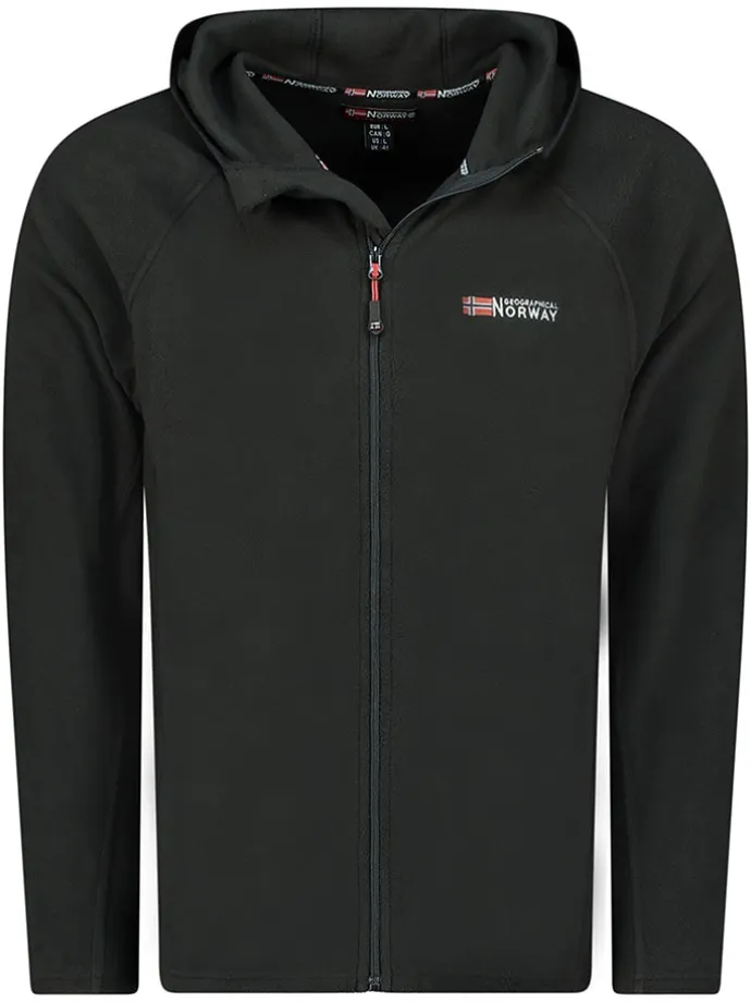 Fleecejacke "Tugood" in Schwarz