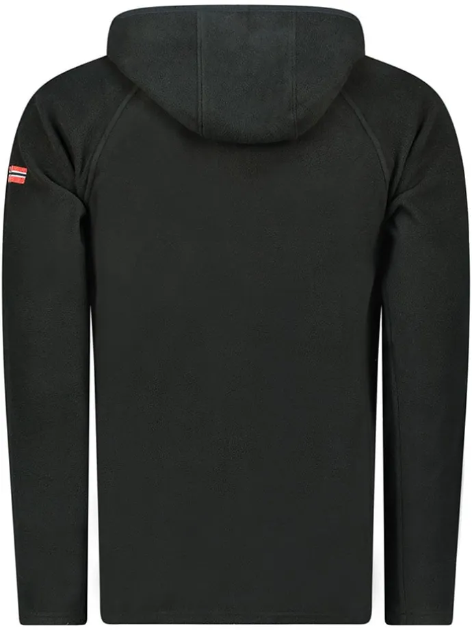 Fleecejacke "Tugood" in Schwarz