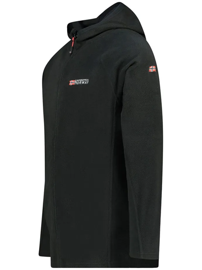 Fleecejacke "Tugood" in Schwarz
