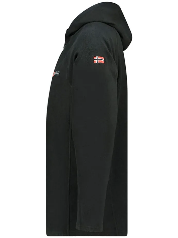 Fleecejacke "Tugood" in Schwarz