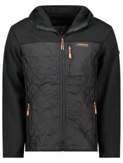 Fleecejacke "Tunis" in Schwarz