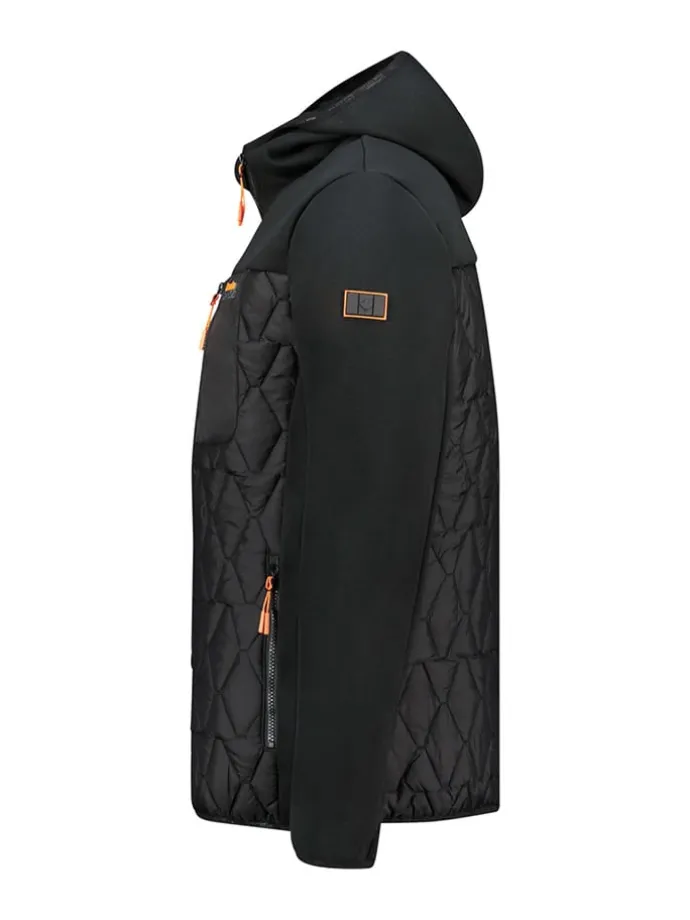Fleecejacke "Tuniseak" in Schwarz