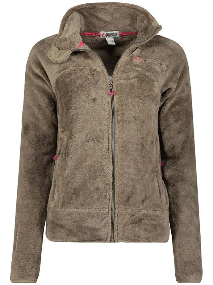 Fleecejacke "Udilas" in Hellbraun