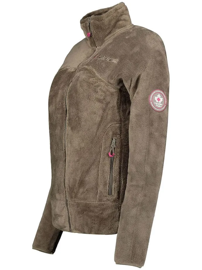 Fleecejacke "Udilas" in Hellbraun
