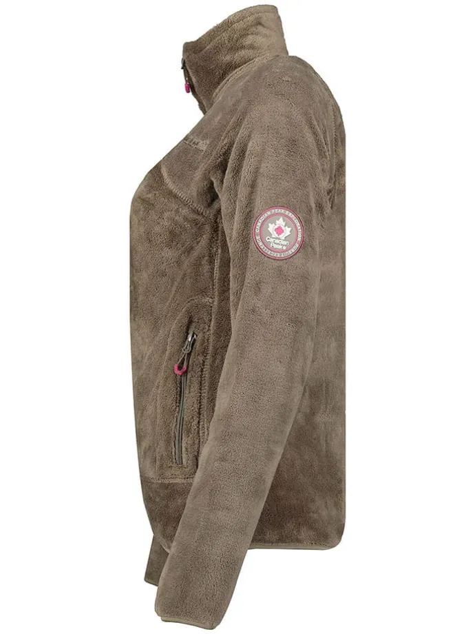 Fleecejacke "Udilas" in Hellbraun